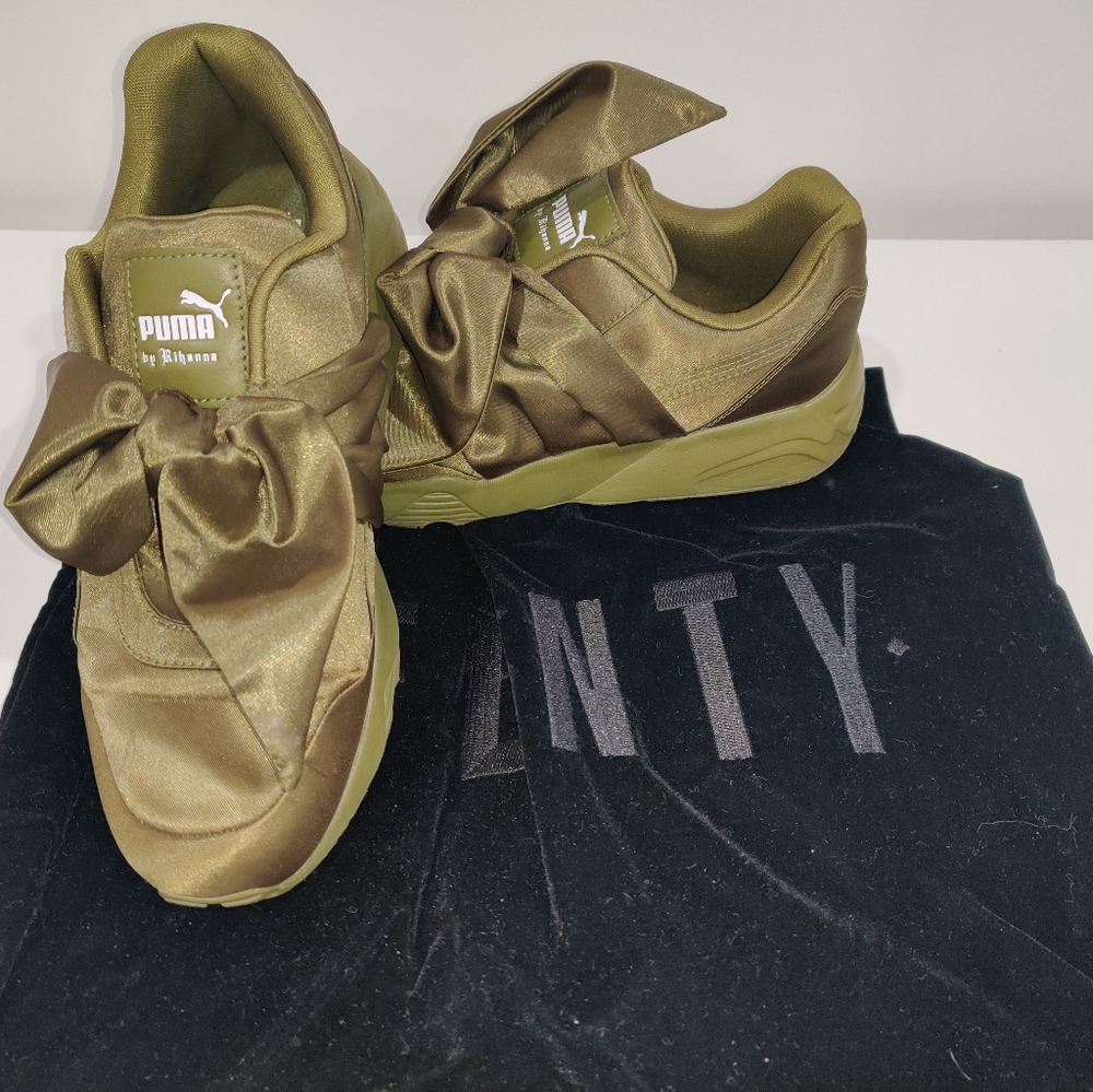 💚Womens Fenty Puma Bow Sneaker 👟